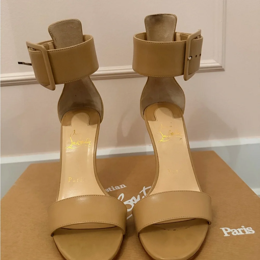 Louboutin Blade Runana nude 100 size 36 - Picture 2 of 5